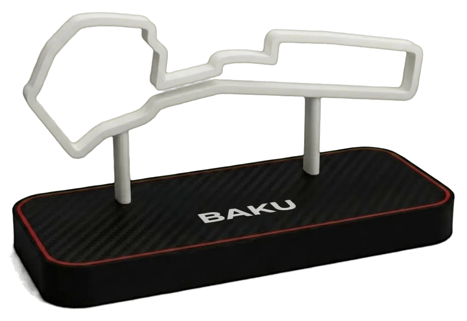 Circuito di Baku stampato in 3D