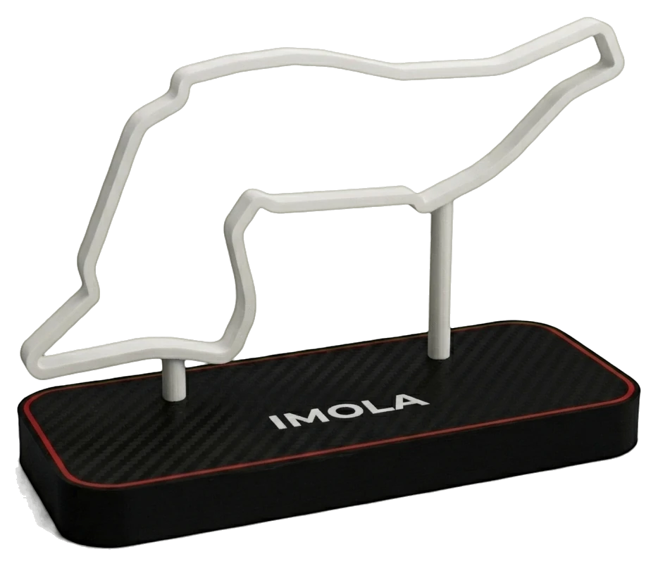 Circuito di Imola stampato in 3D