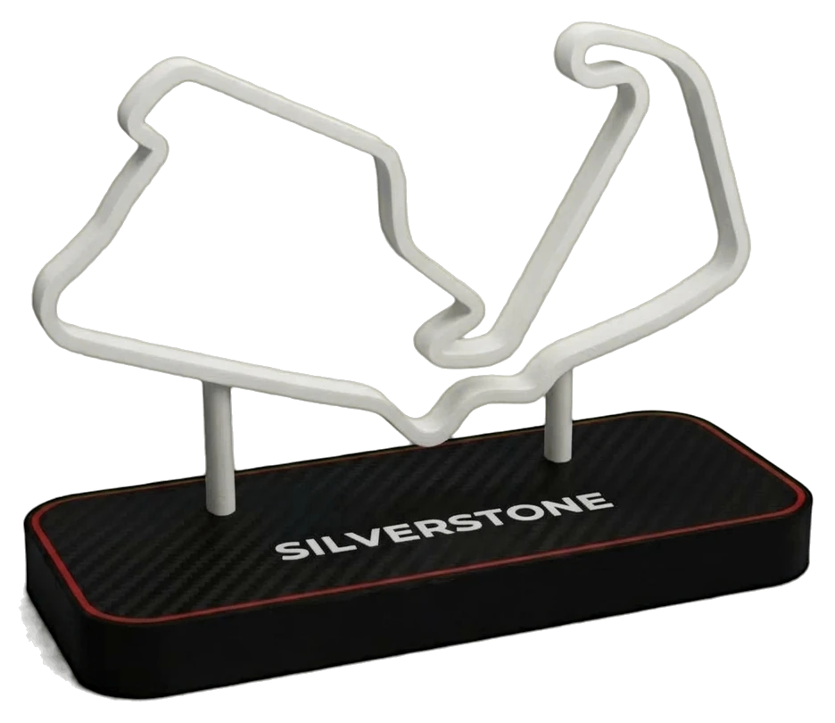 Circuito di Silverstone stampato in 3D