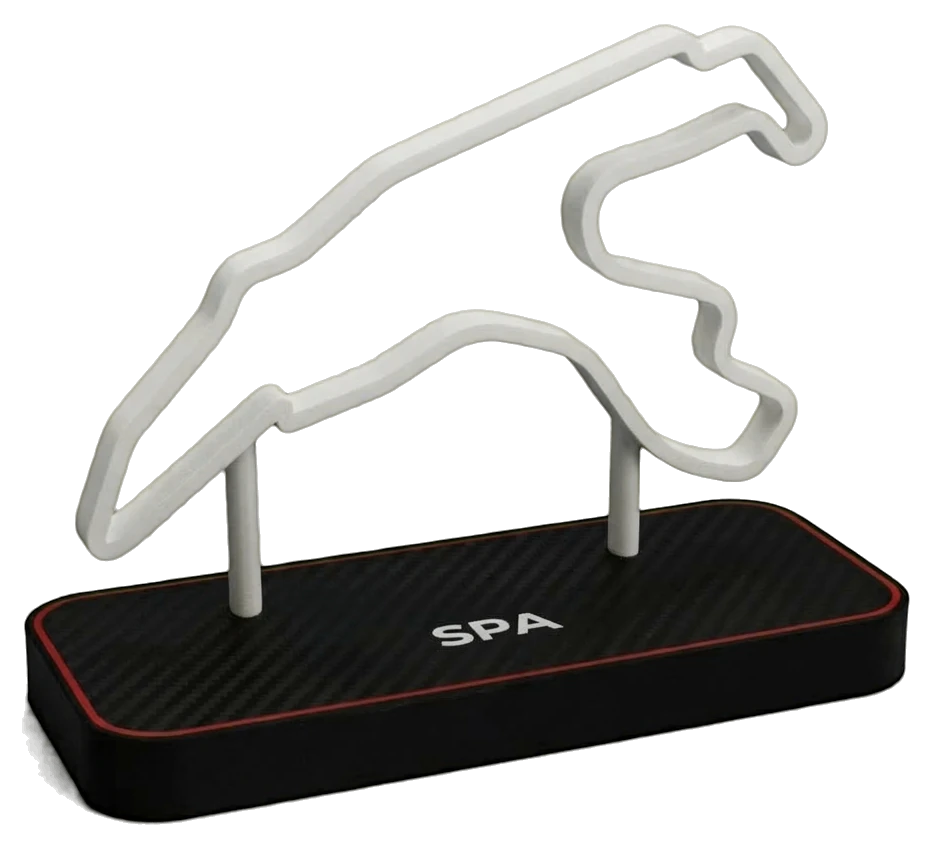 Circuito di Spa-Francorchamps stampato in 3D